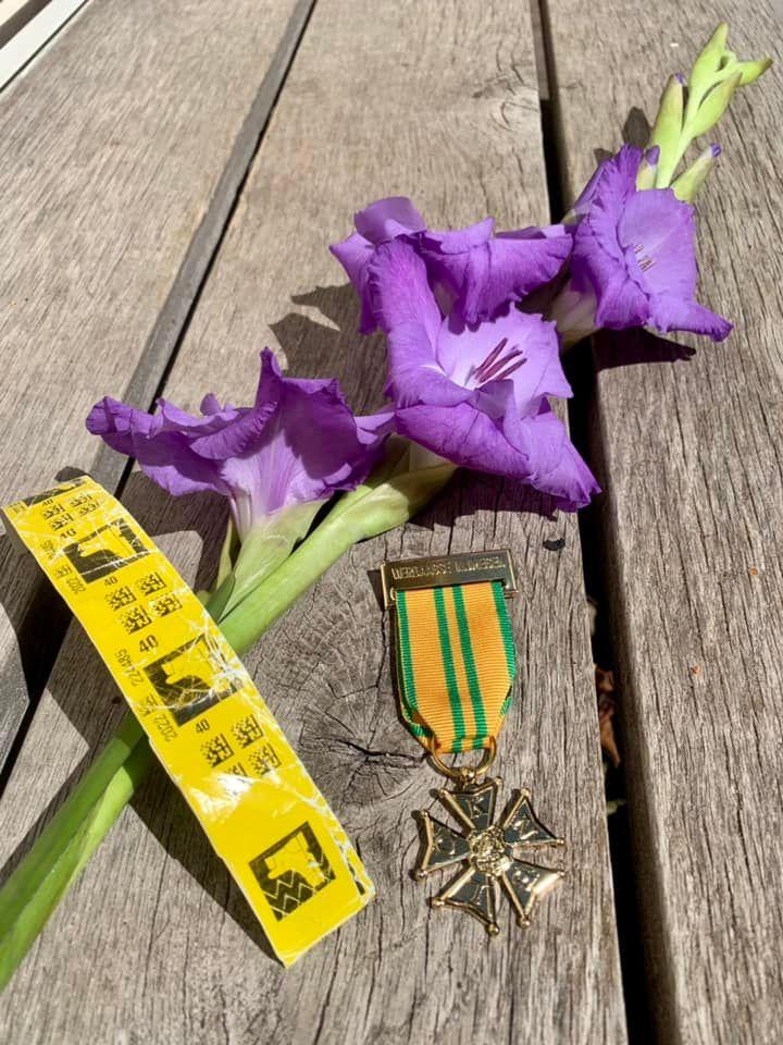 Foto van de medaille van de vierdaagse